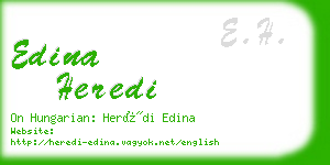 edina heredi business card